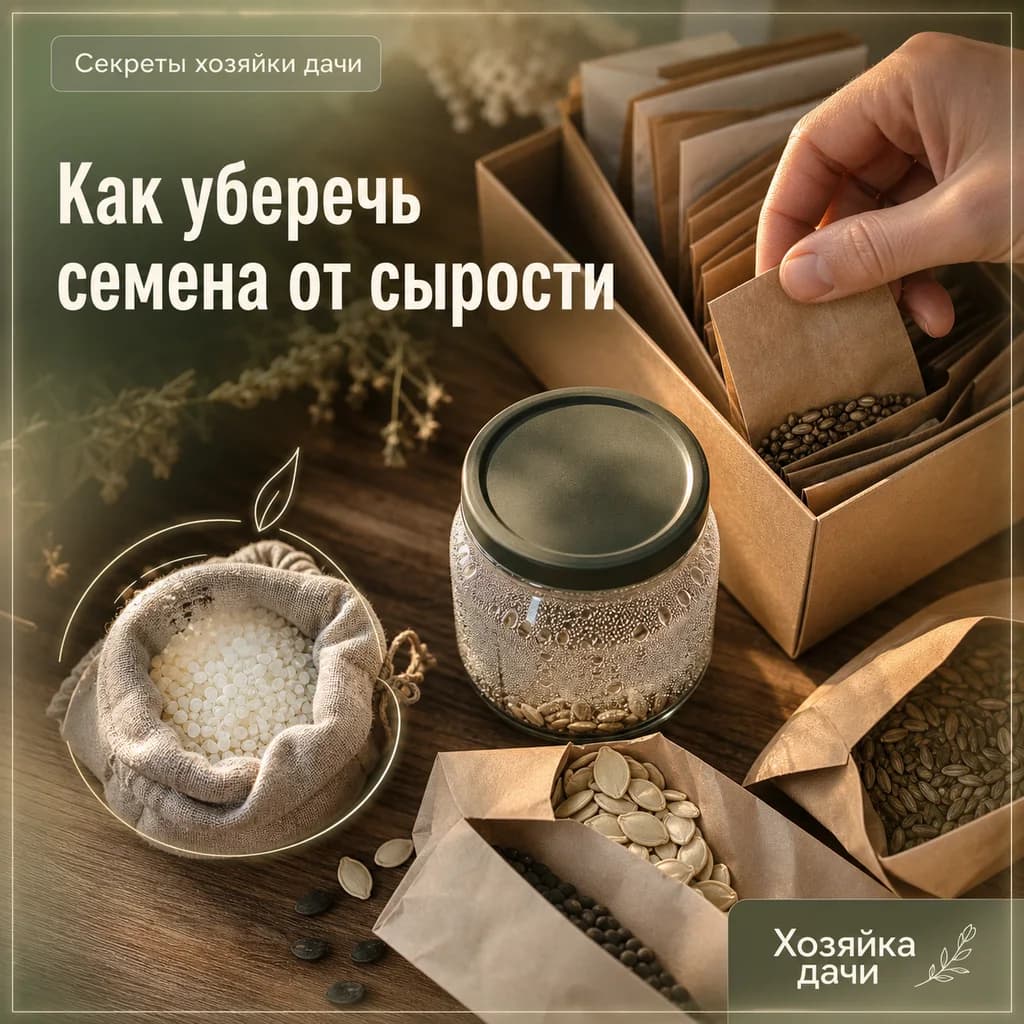 Как уберечь семена от сырости
