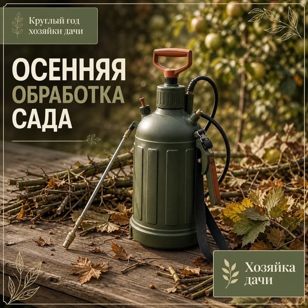 Как обработать сад осенью после сбора урожая