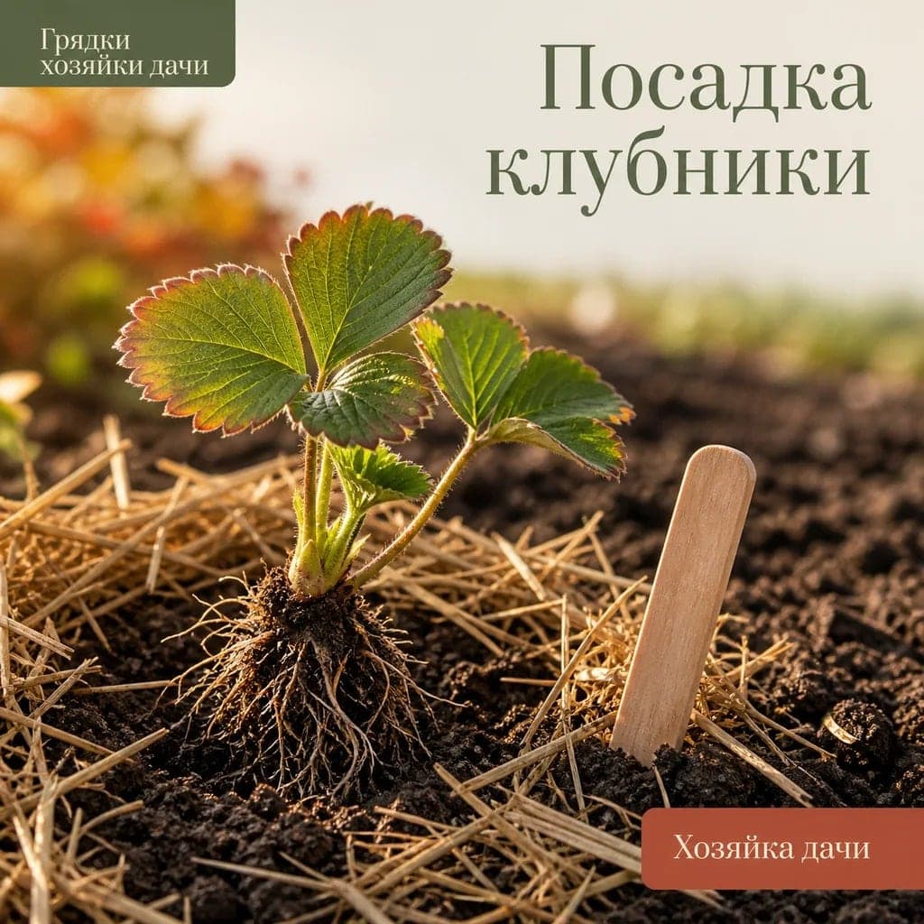 Осенняя посадка клубники: как успеть до середины сентября