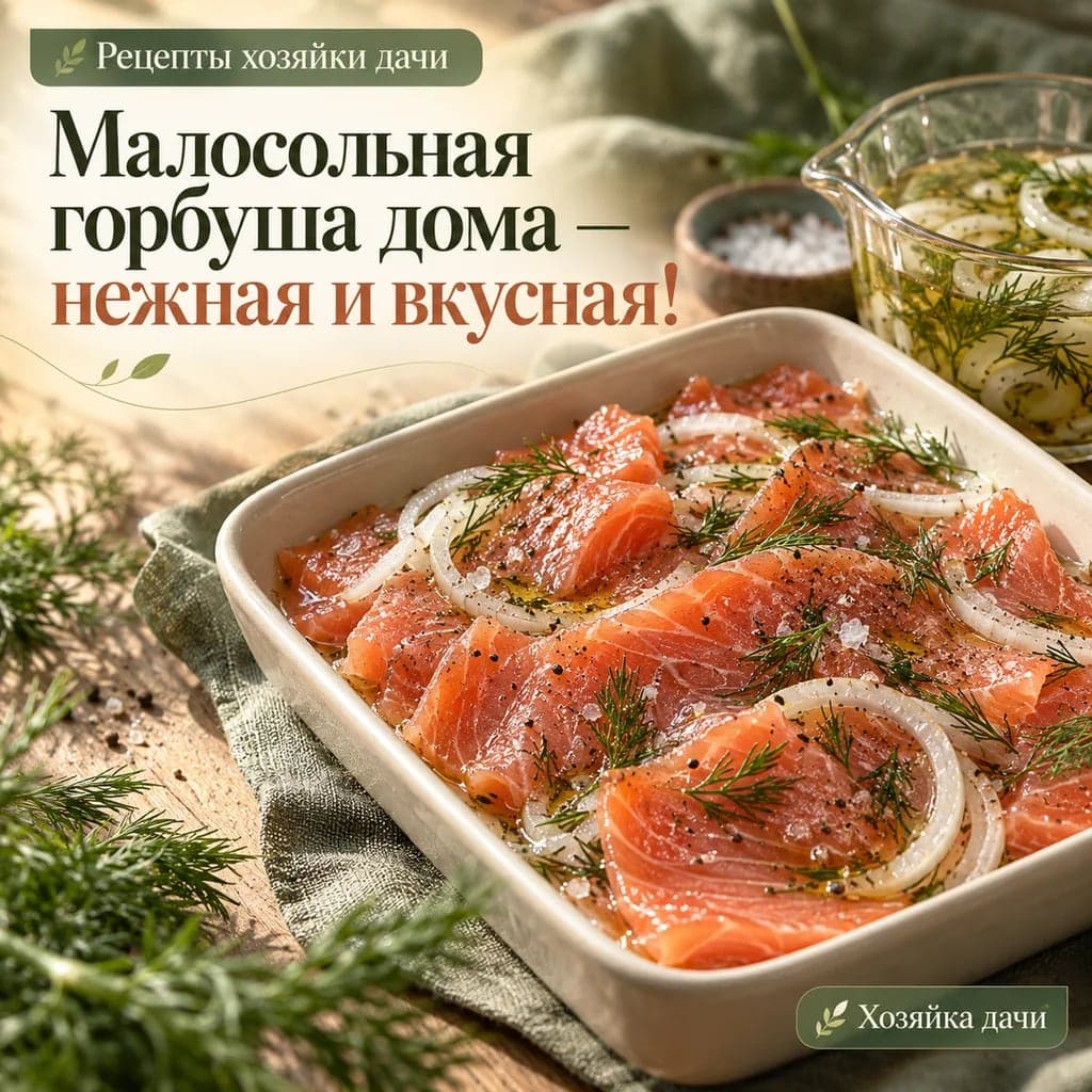 🐟 Малосольная горбуша дома — нежная и вкусная!