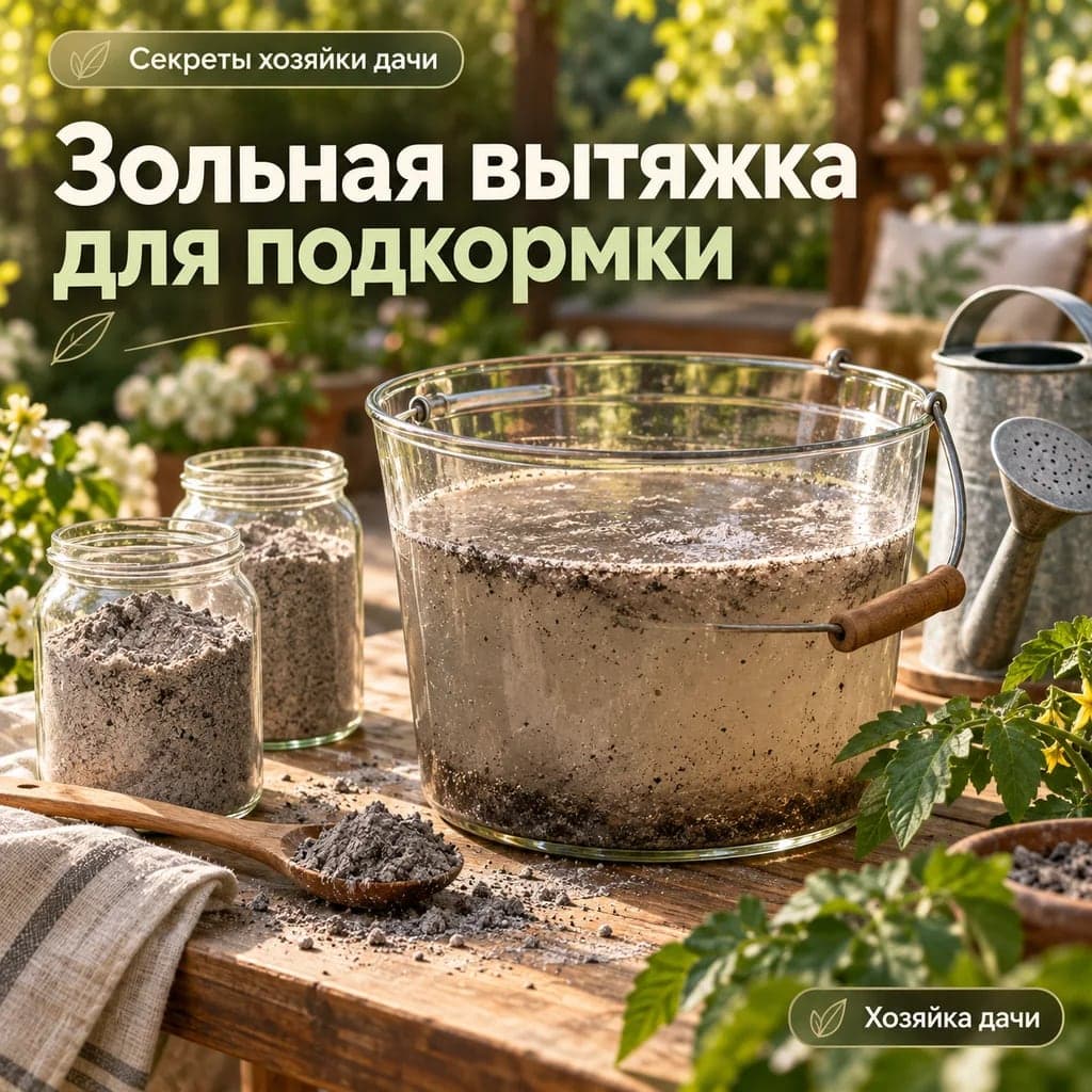 Зольная вытяжка для подкормки