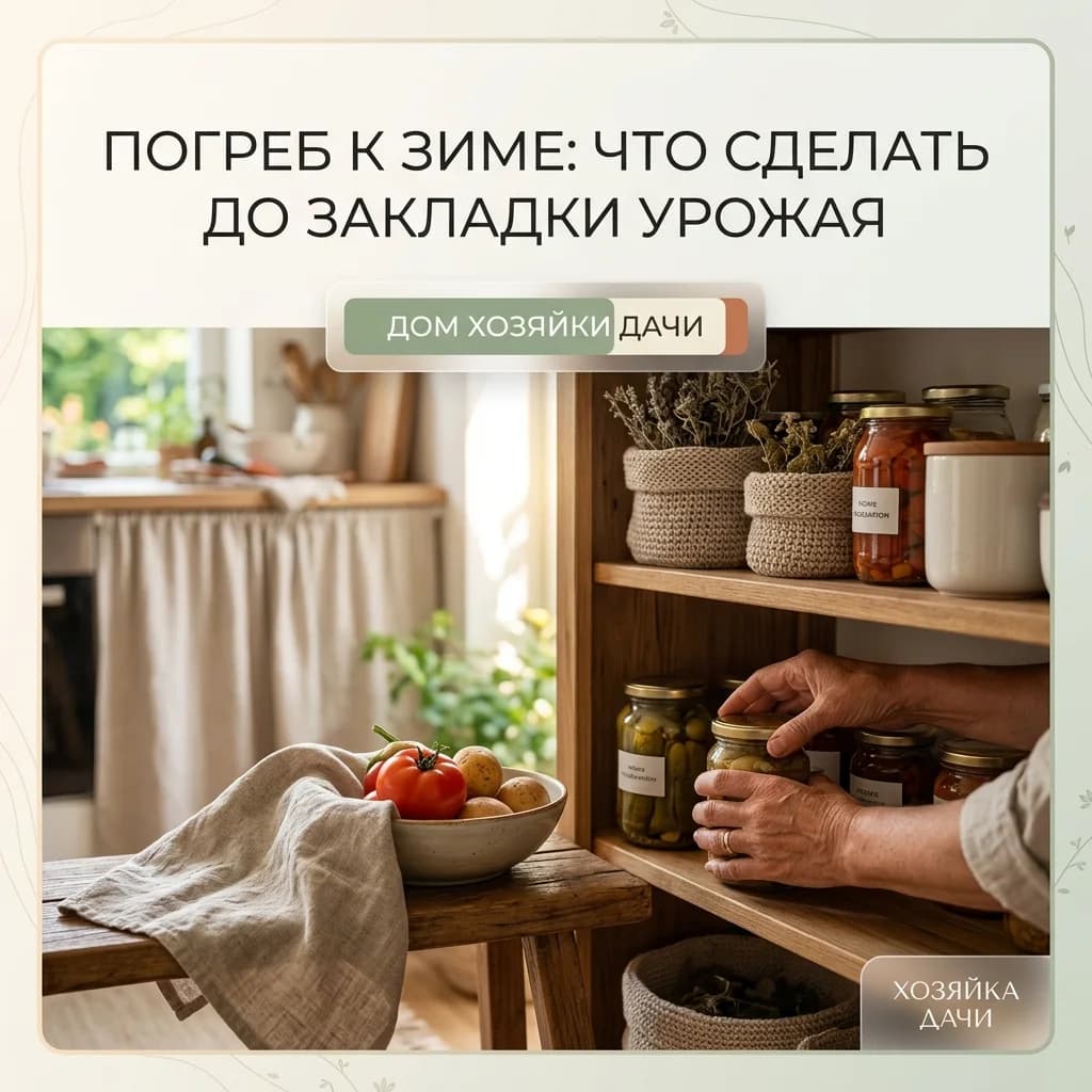 Погреб к зиме: что сделать до закладки урожая