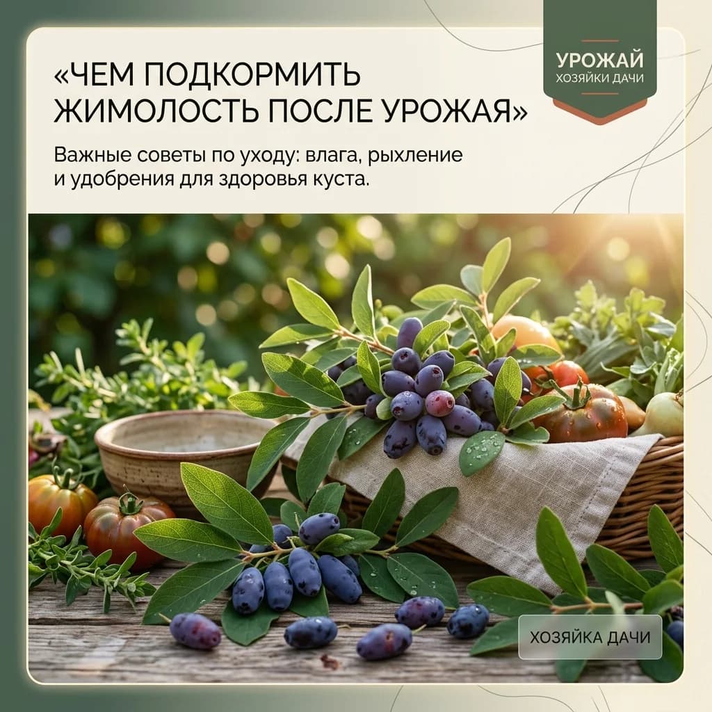 Чем подкормить жимолость после урожая