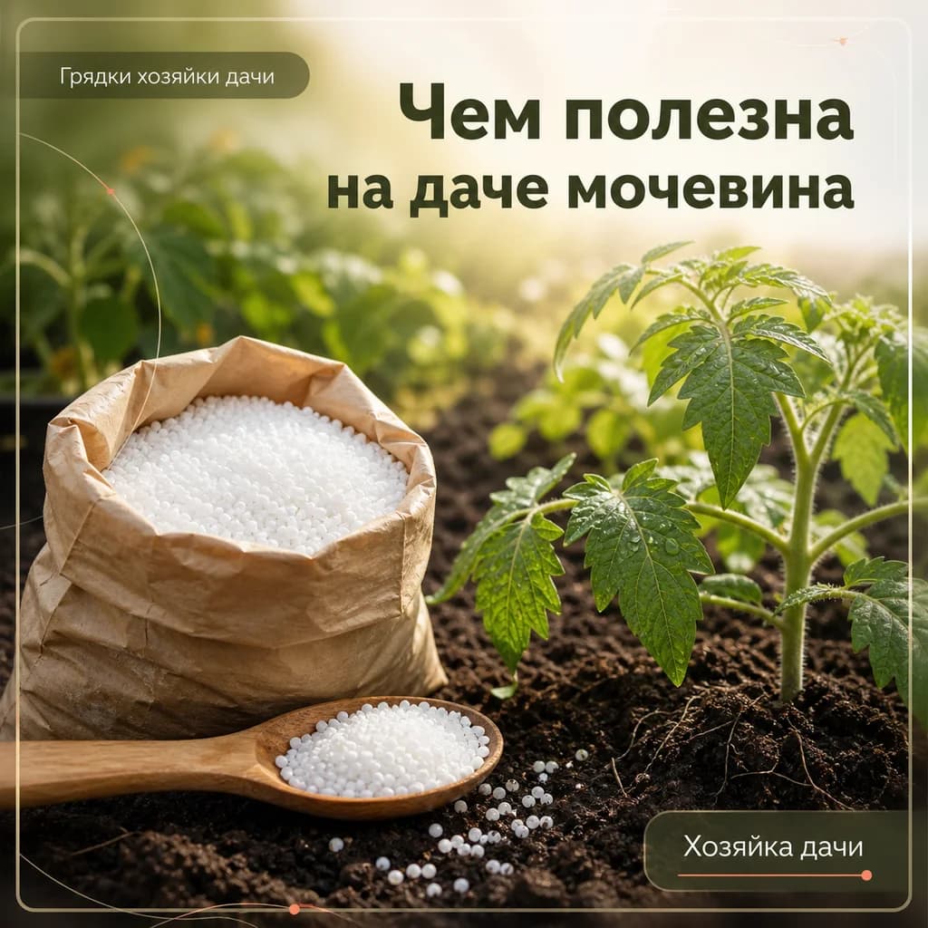 Мочевина на даче: когда помогает, а когда вредит