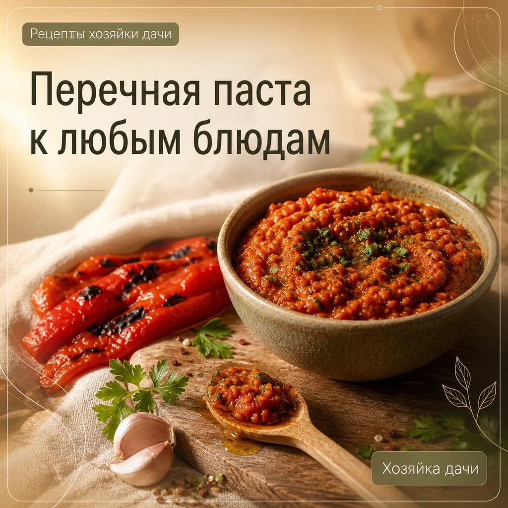 Перечная паста к любым блюдам