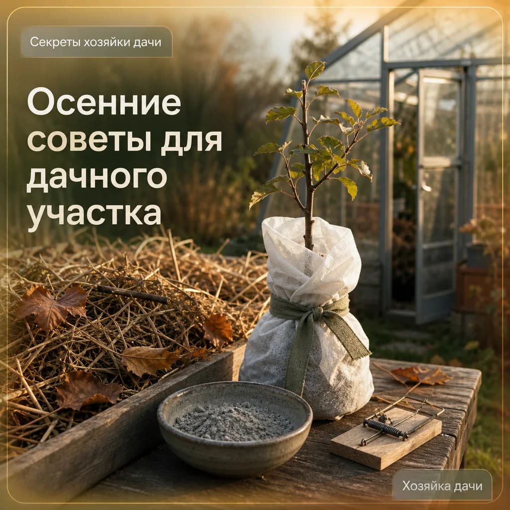 Осенние советы для дачного участка
