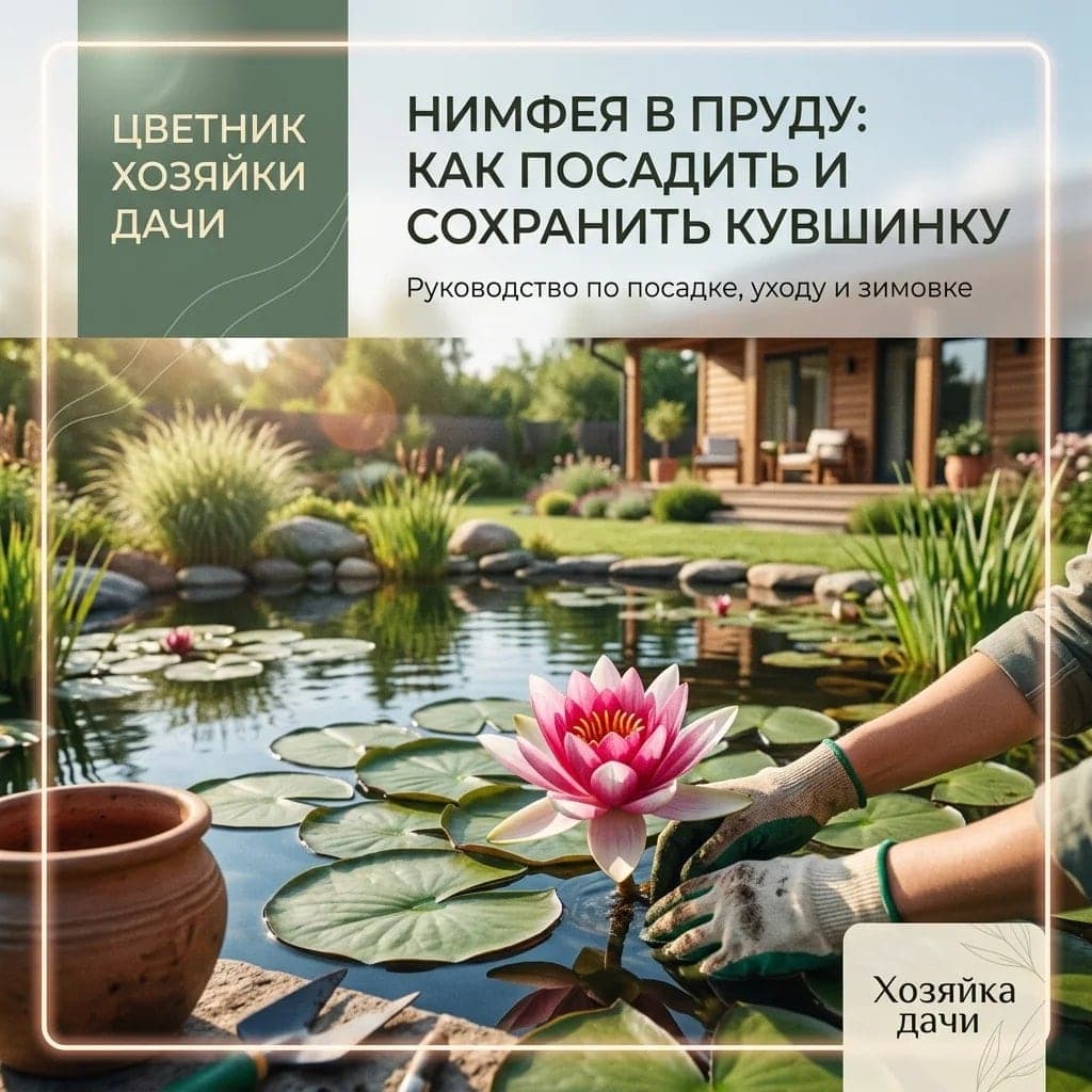 Нимфея в пруду: как посадить и сохранить кувшинку