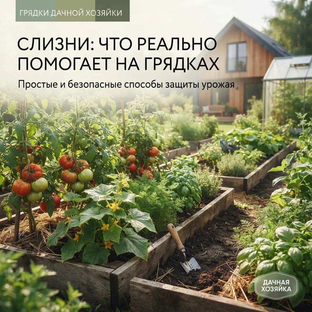 Слизни: что реально помогает на грядках