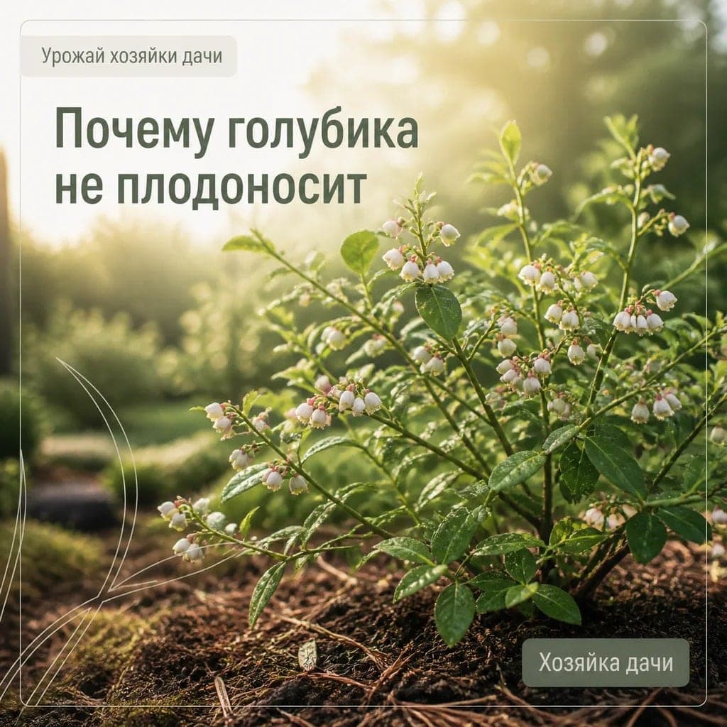 Почему голубика не плодоносит: основные причины