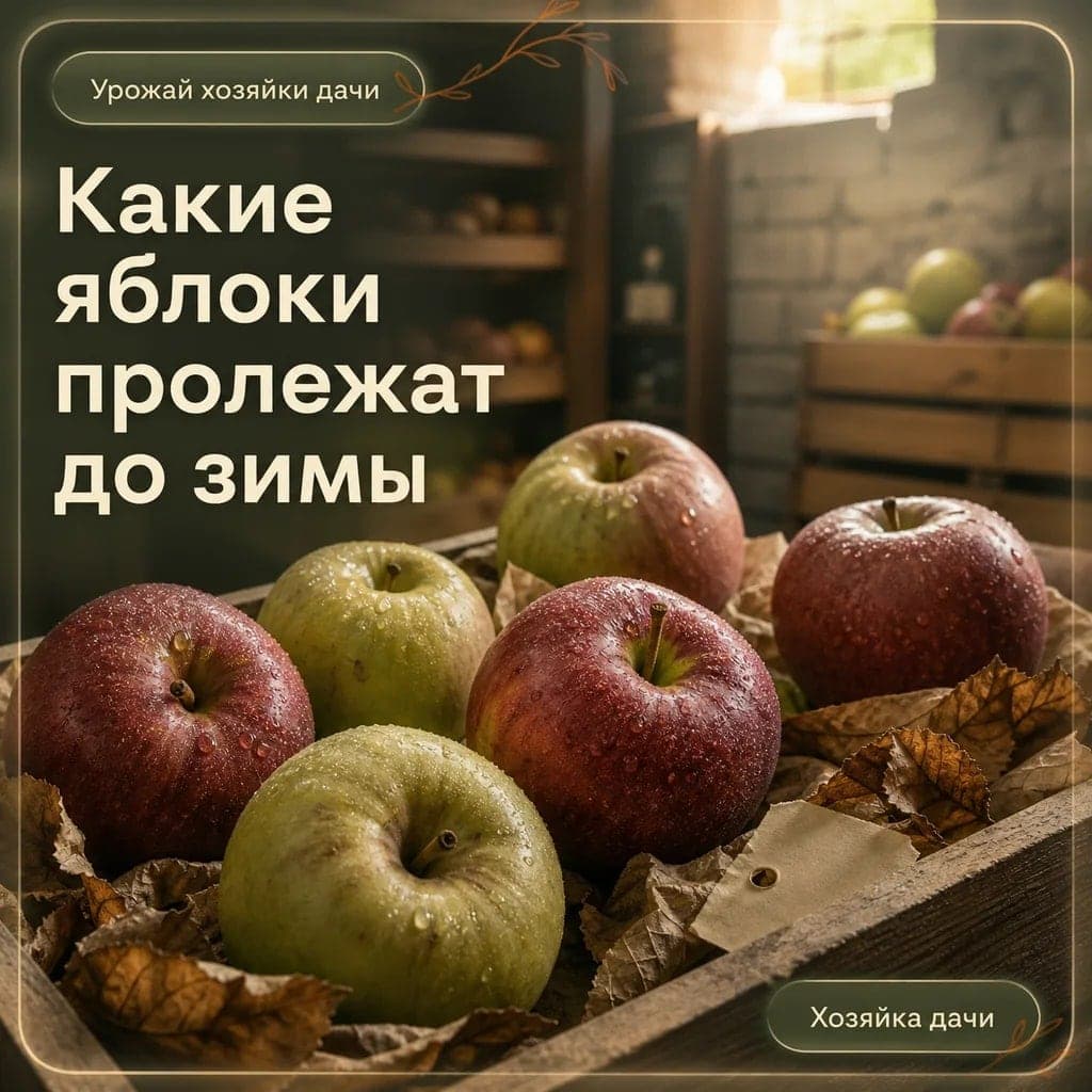 Какие яблоки пролежат до зимы