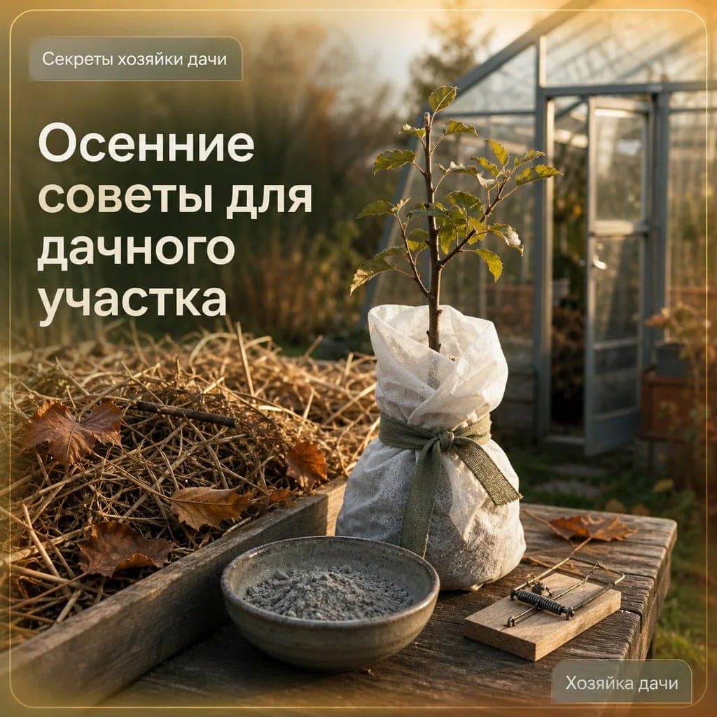 Осенние советы для дачного участка