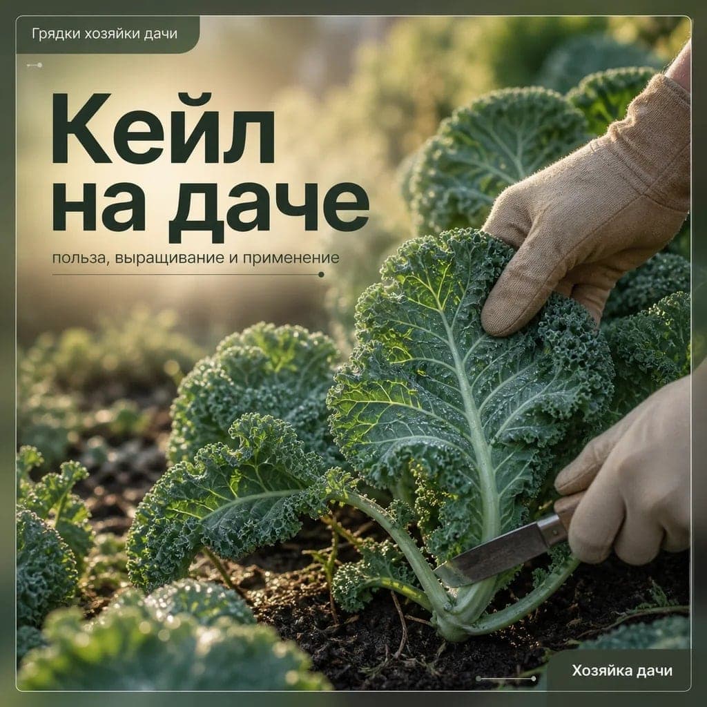 Кейл на даче: польза, выращивание и применение листовой капусты