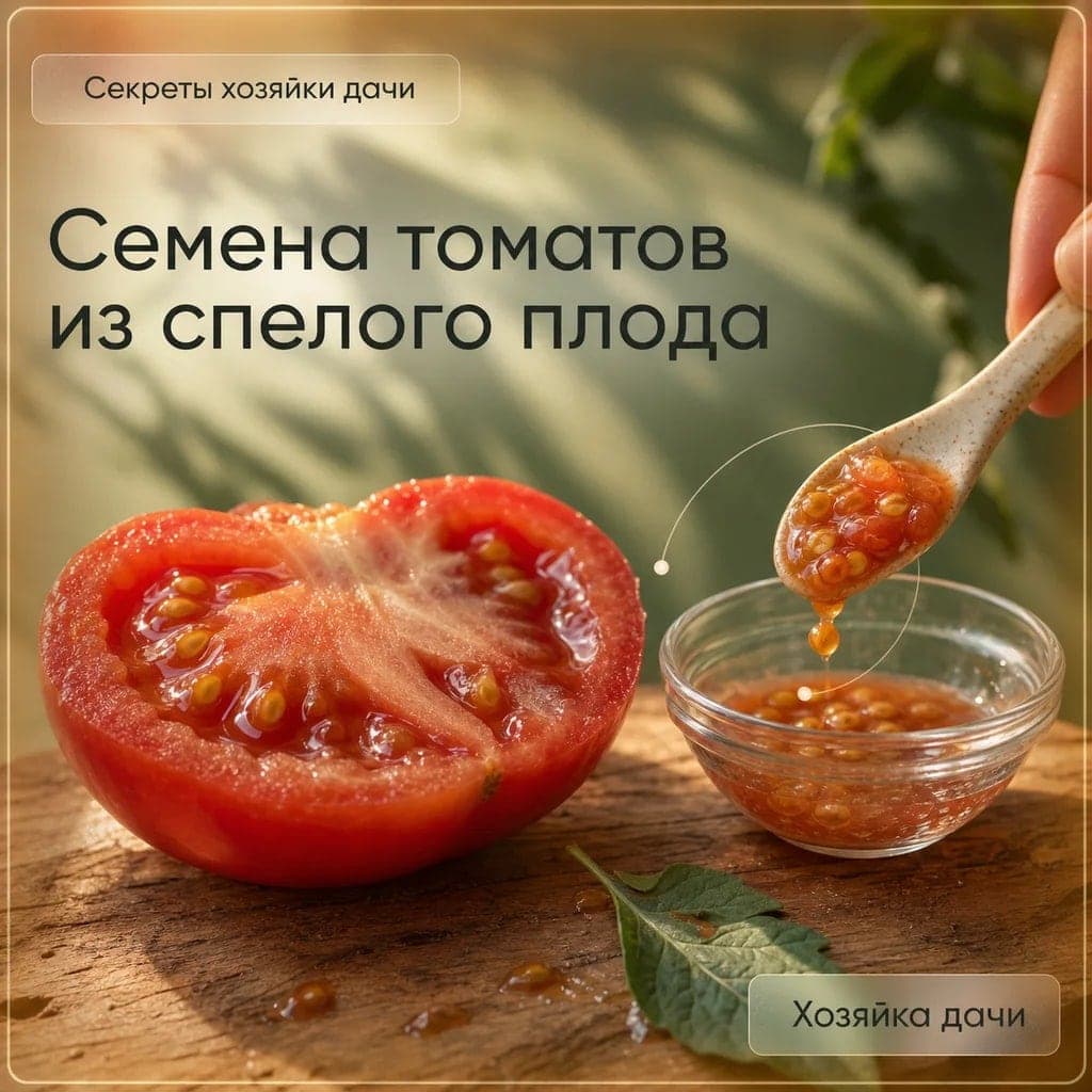 Как заготовить семена томатов из спелого негибридного плода