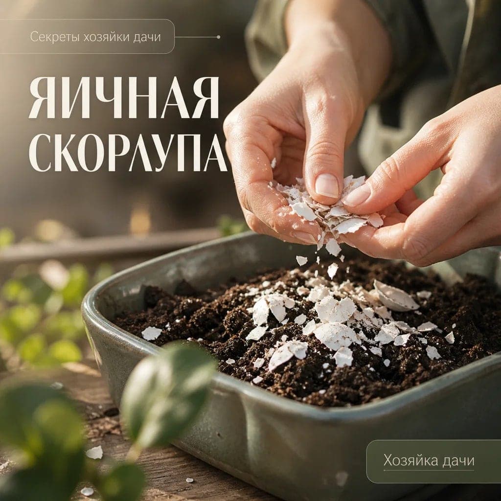 Как использовать яичную скорлупу на даче: 5 полезных способов