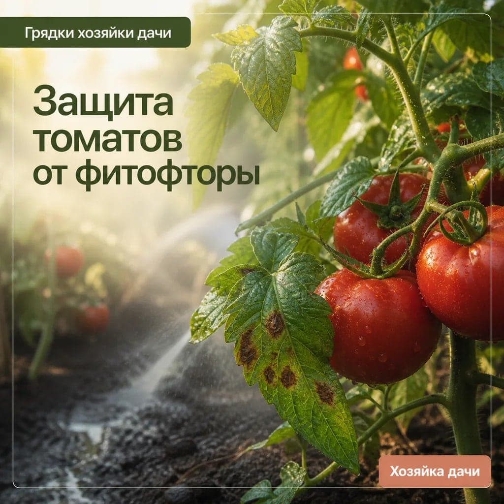 Как защитить томаты от фитофторы: профилактика, полив и обработка