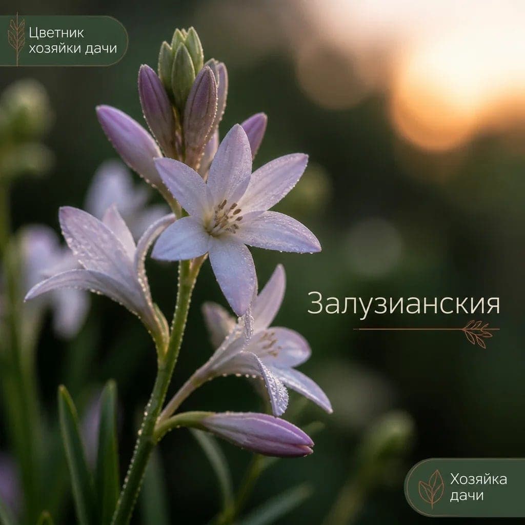 Залузианския: ароматный ночной цветок для дачи
