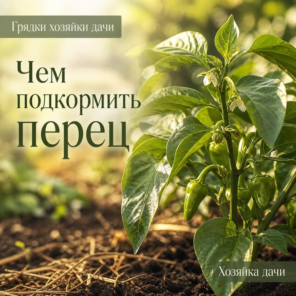 Чем подкормить перец на разных этапах роста
