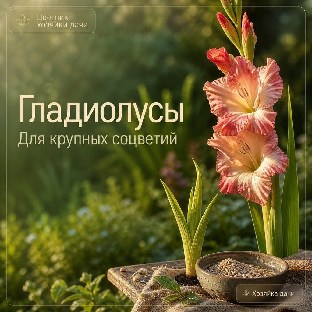 Гладиолусы: чем подкормить для крупных соцветий