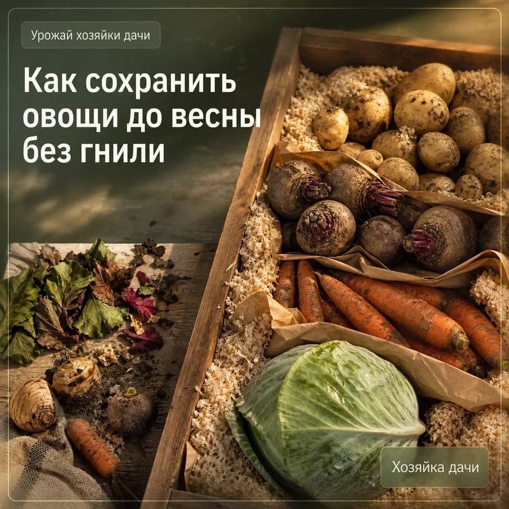 Как сохранить овощи до весны без гнили