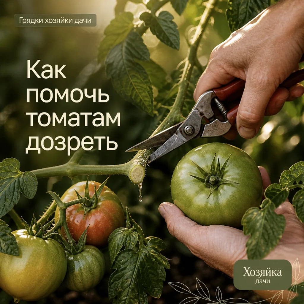 Как помочь томатам дозреть в сентябре
