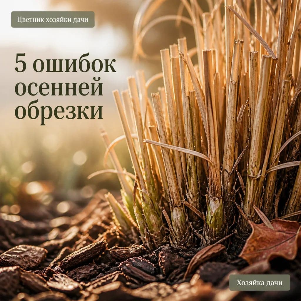 5 ошибок осенней обрезки, из-за которых растения слабеют весной