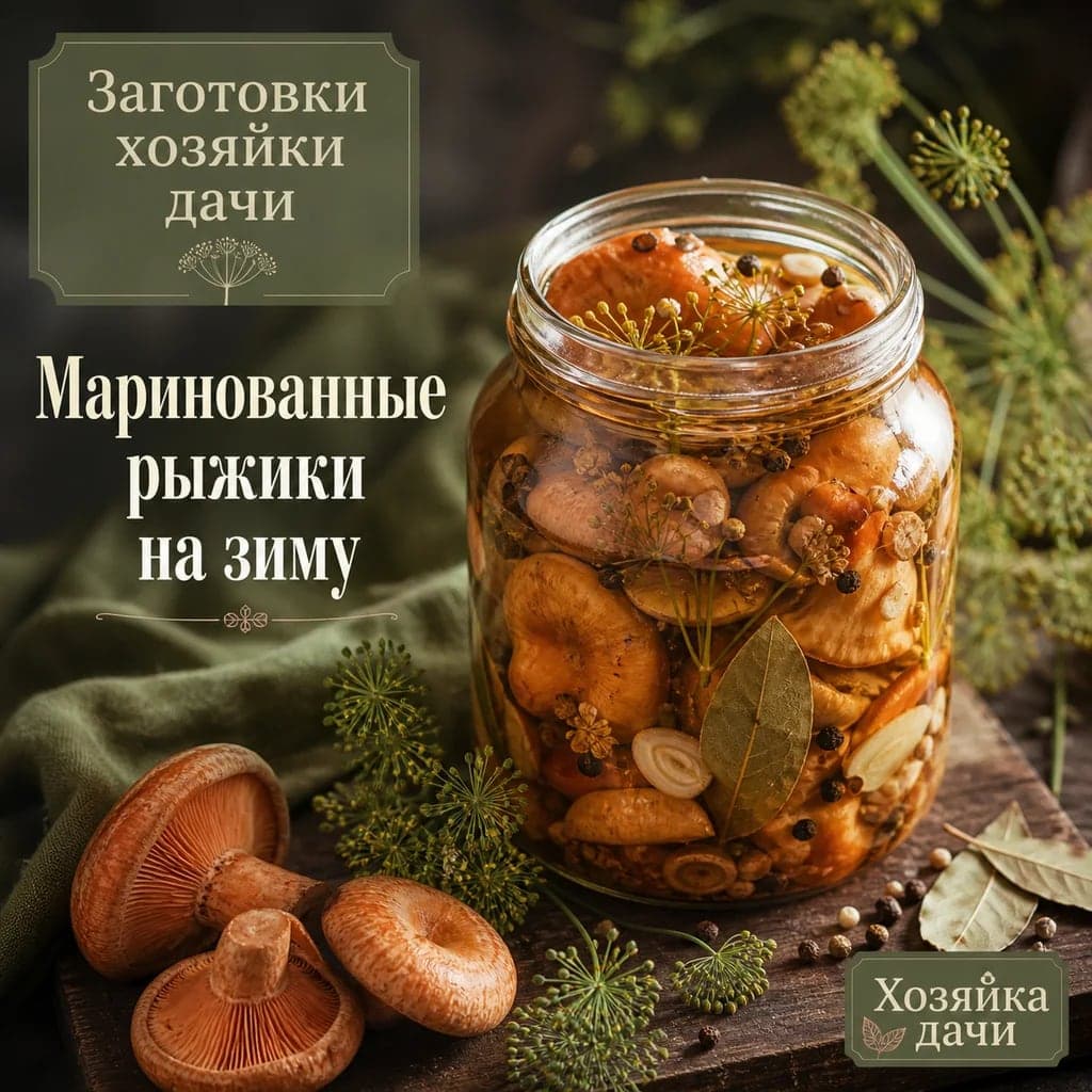 Маринованные рыжики на зиму