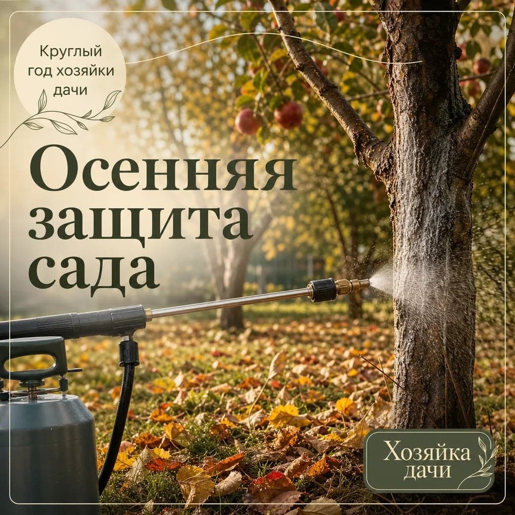 Осенняя обработка сада: когда проводить опрыскивание и чем защитить деревья