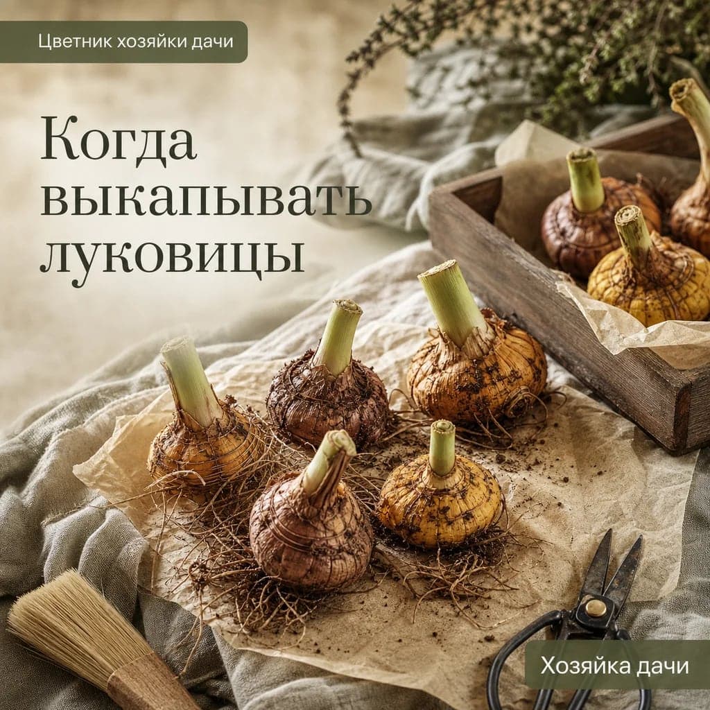 Гладиолусы после цветения: когда выкапывать и как сохранить луковицы до весны
