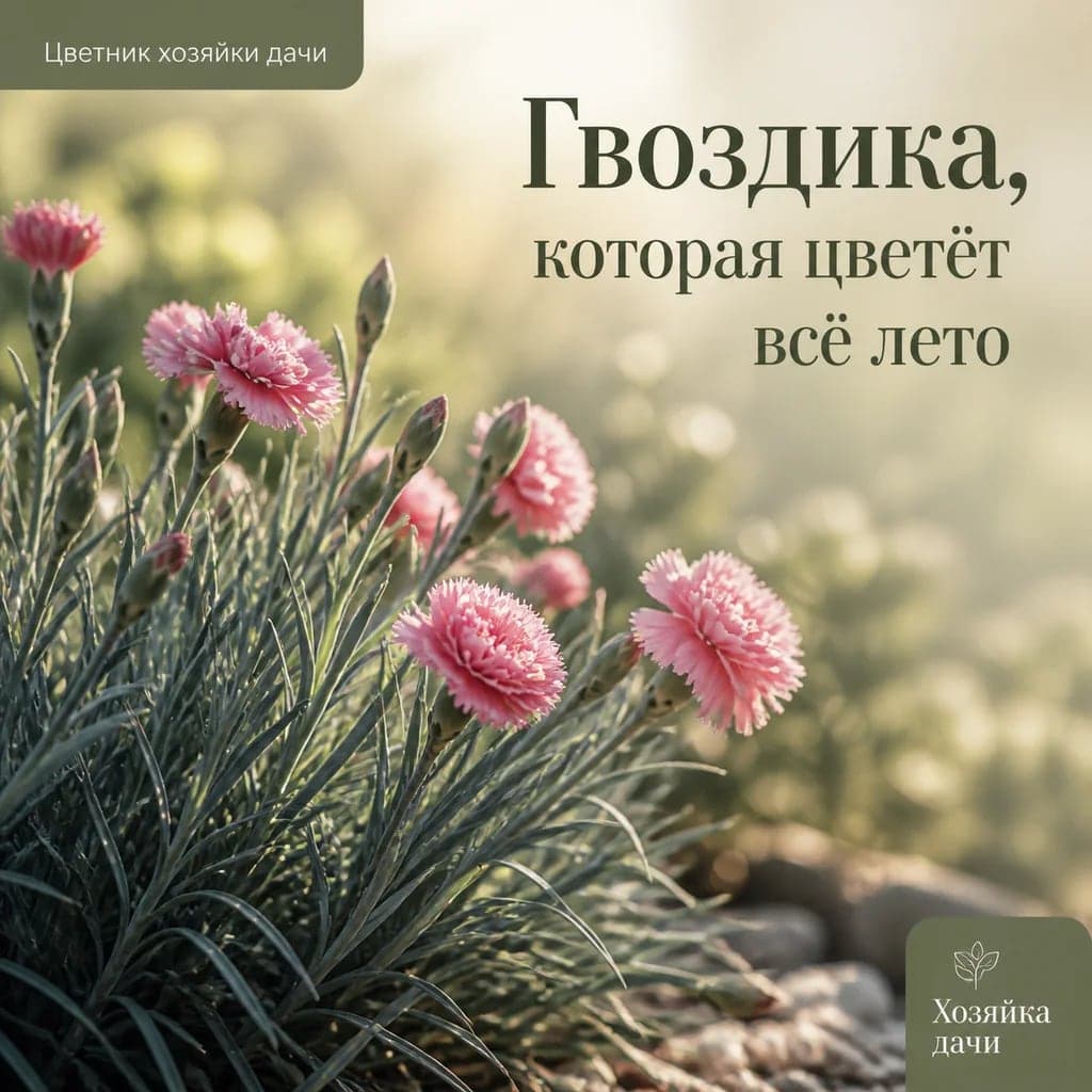 Гвоздика, которая цветёт всё лето