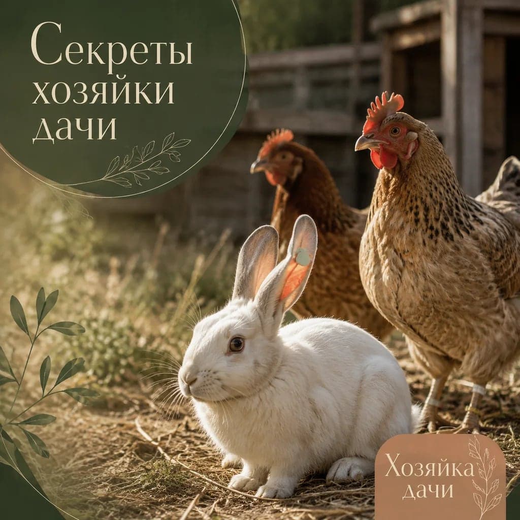 С 1 сентября 2026 года владельцы ЛПХ обязаны ставить на учёт кур и кроликов при поголовье свыше 10