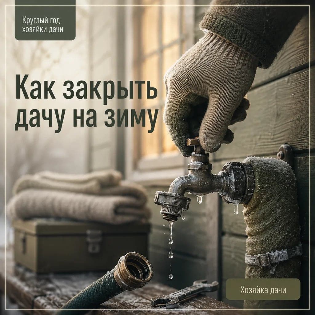 Как подготовить дачный дом к зиме