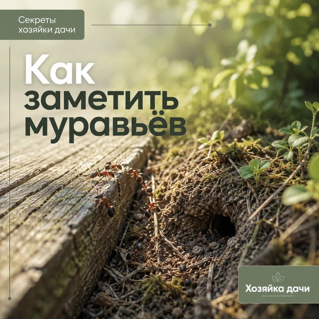 Как вовремя заметить муравьёв на даче и не дать им расползтись по грядкам