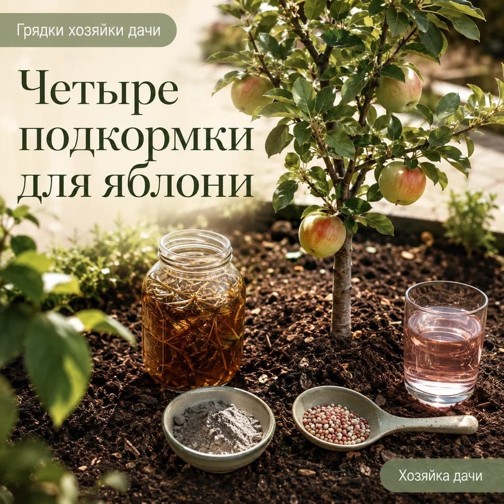 4 проверенные подкормки для яблони
