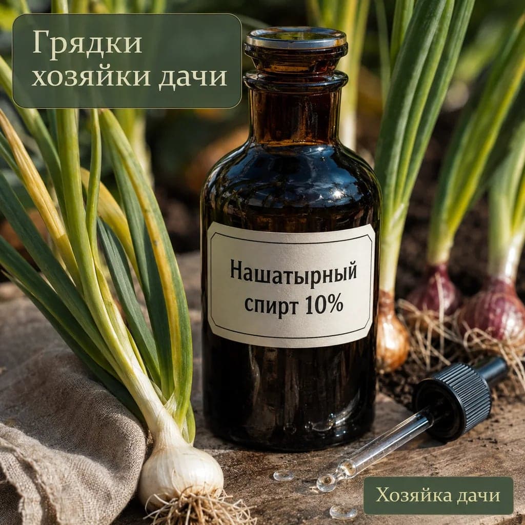 Как применять 10% нашатырный спирт для подкормки лука и чеснока