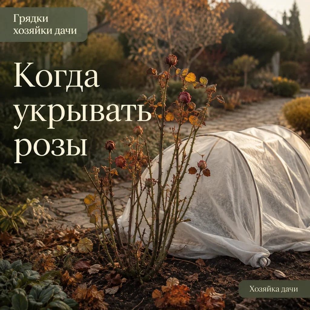 Когда укрывать розы: ориентируемся на погоду, а не на календарь