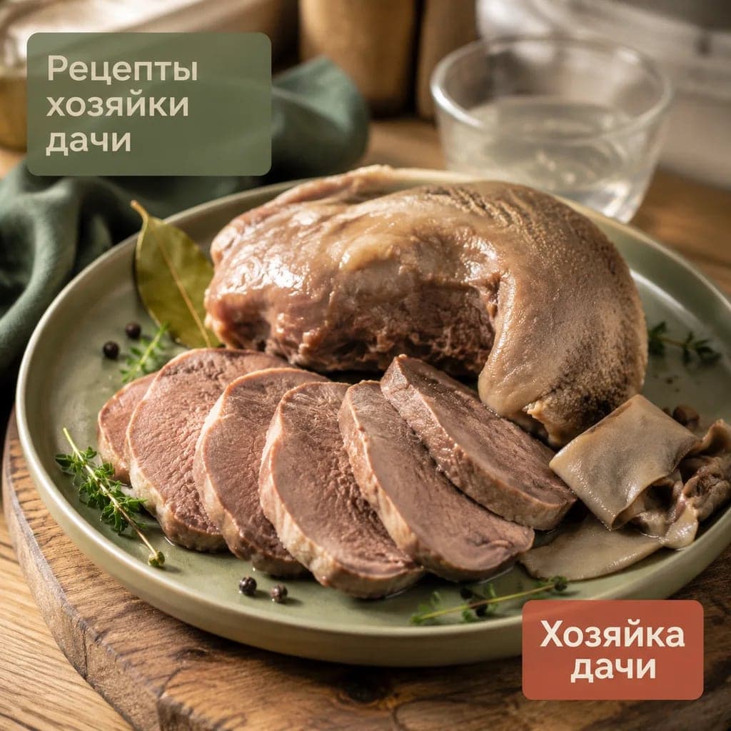 Как правильно сварить говяжий язык, чтобы он был мягким