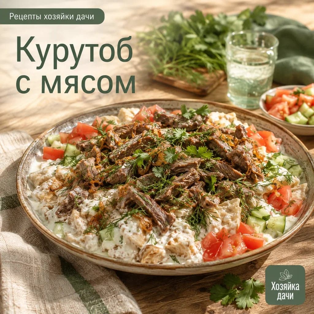 Курутоб с мясом по-таджикски