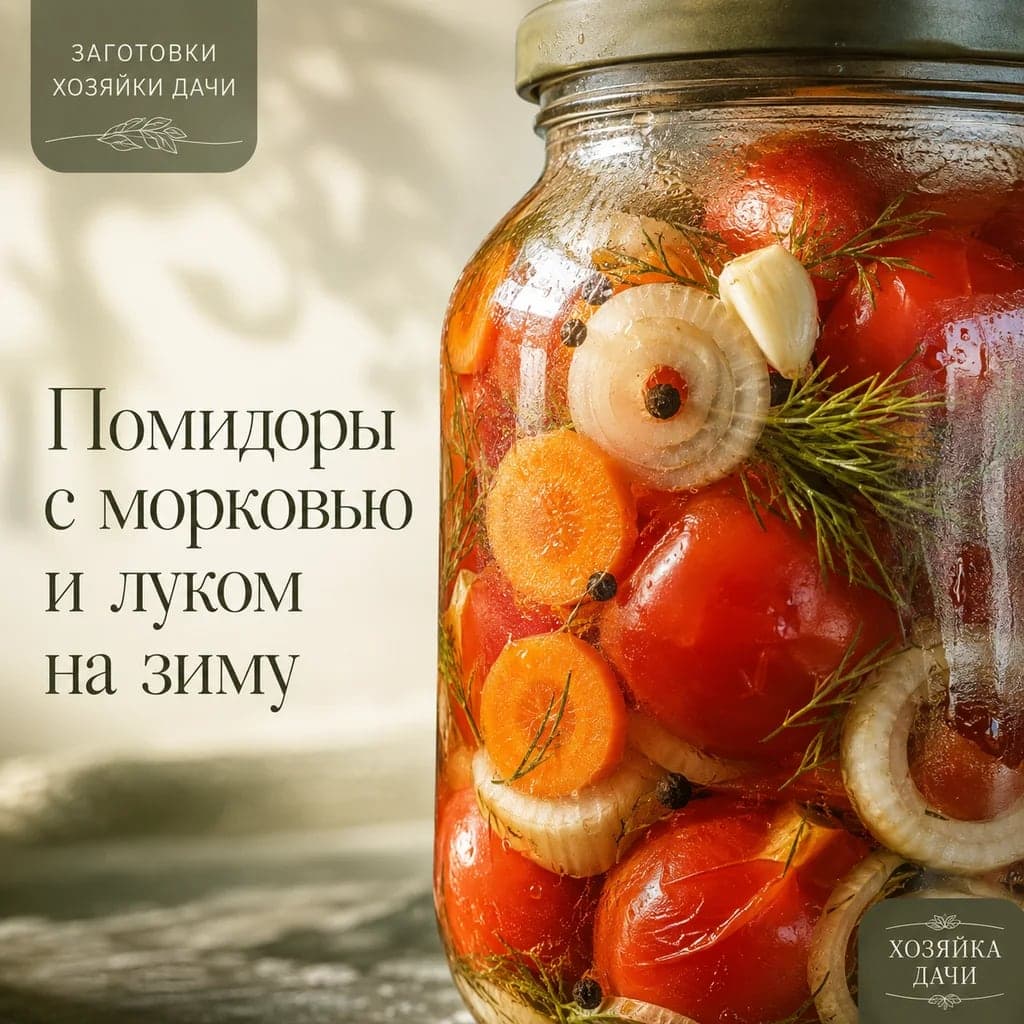 Помидоры с морковью и луком на зиму: рецепт и маринад