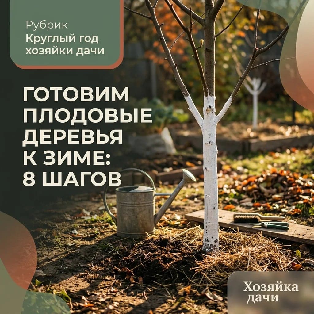Как подготовить плодовые деревья к зиме: 8 основных шагов