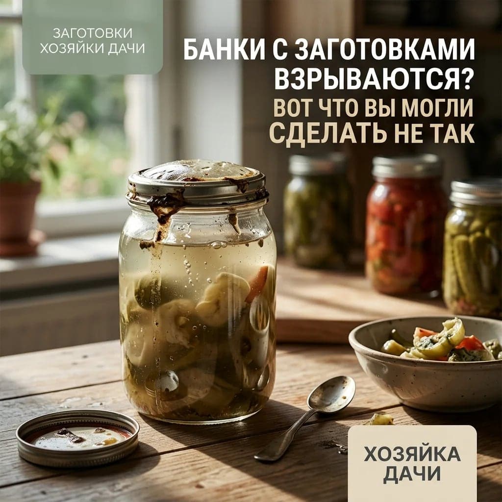 Банки с заготовками взрываются? Вот что вы могли сделать не так