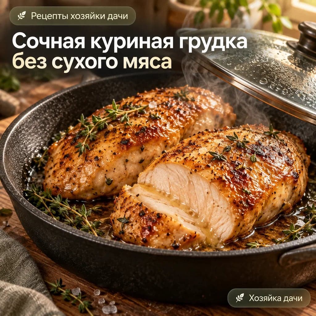 🍗 Куриная грудка за 20 минут — мягкая и сочная!