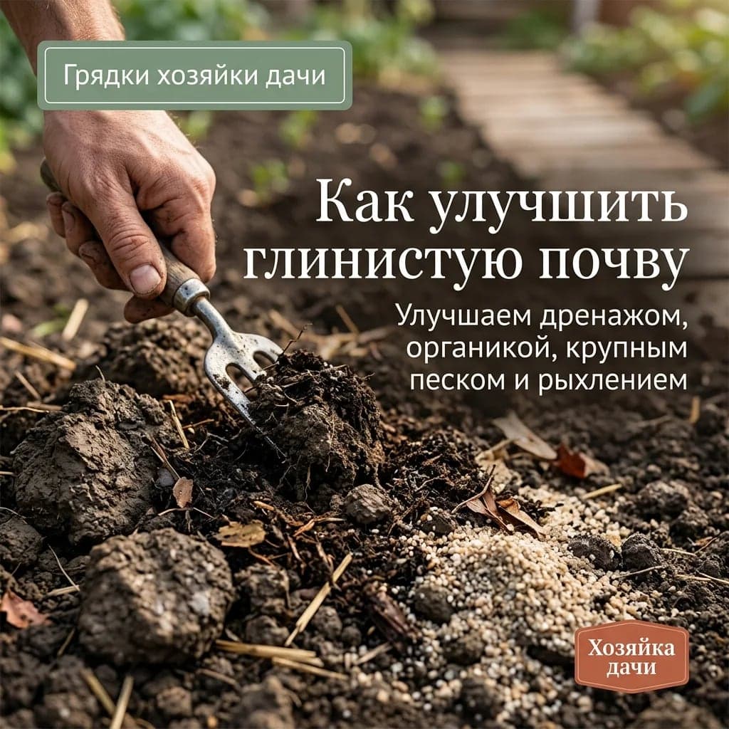 Как улучшить глинистую почву