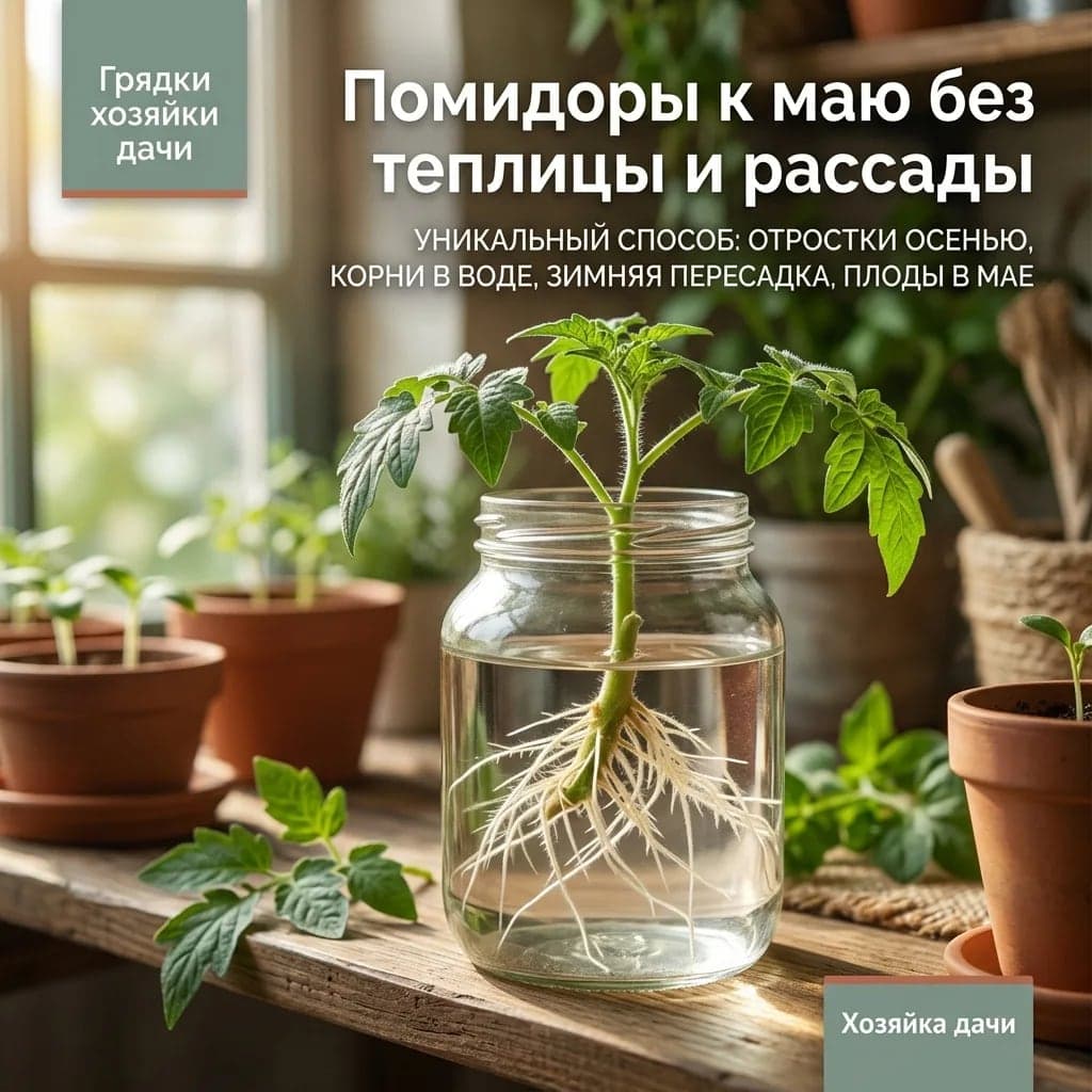 Помидоры к маю без теплицы и рассады