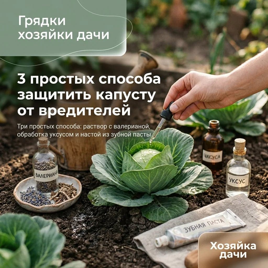 3 простых способа защитить капусту от вредителей