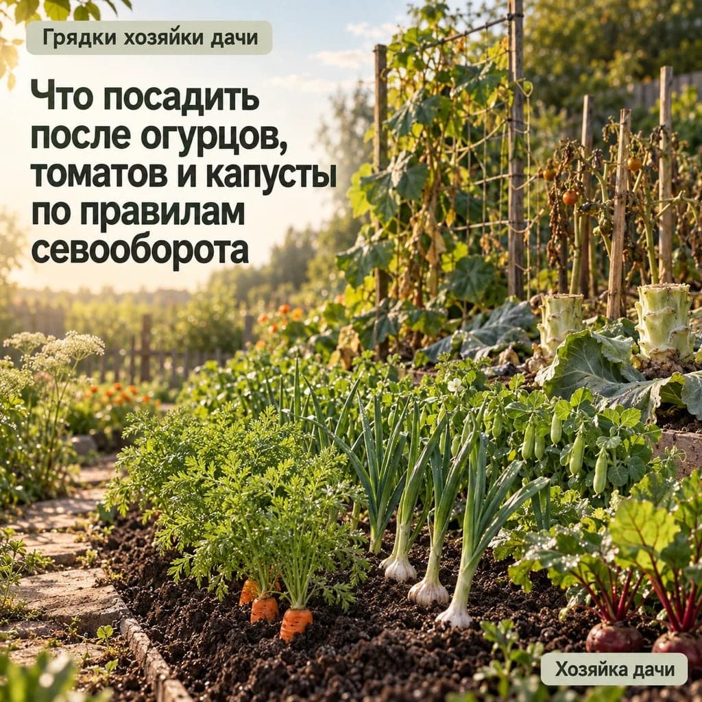 Что посадить после огурцов, томатов и капусты по правилам севооборота