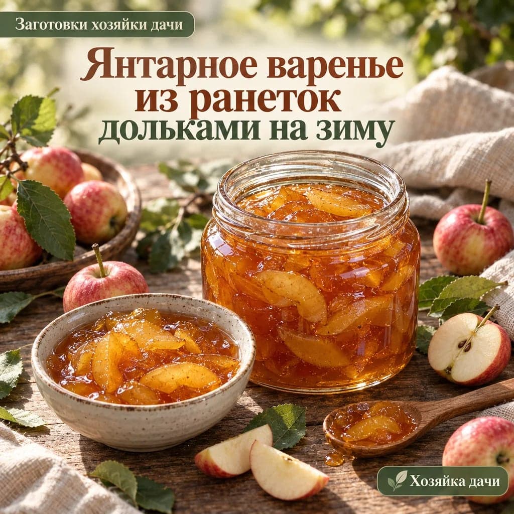 Янтарное варенье из ранеток дольками: рецепт с тремя короткими варками