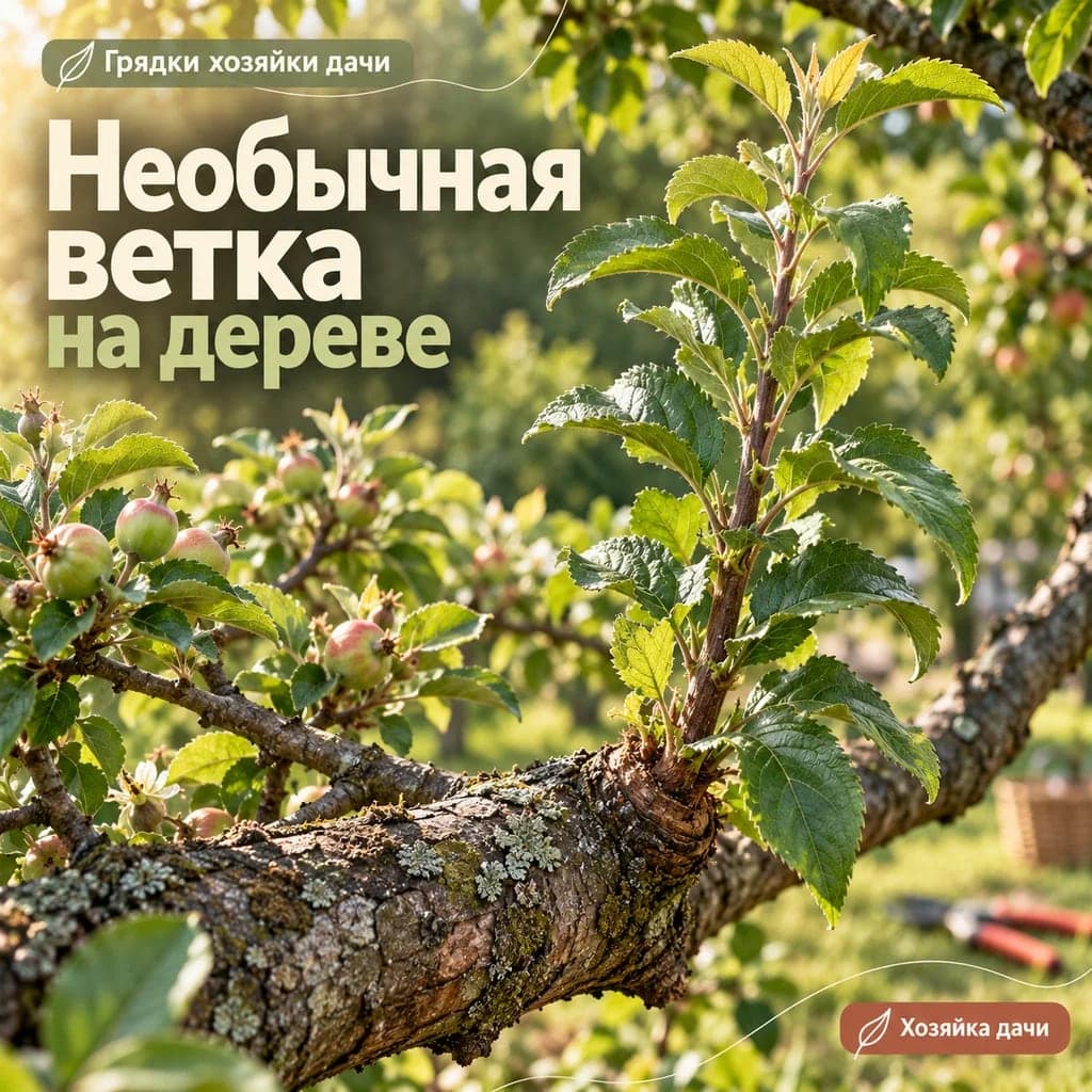Необычная ветка на дереве: как отличить инфекцию от мутации и побега подвоя
